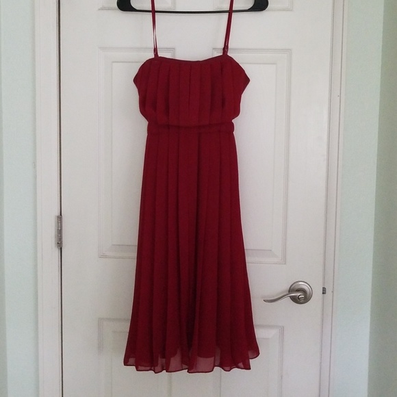 Ann Taylor burgundy dress - Picture 1 of 2